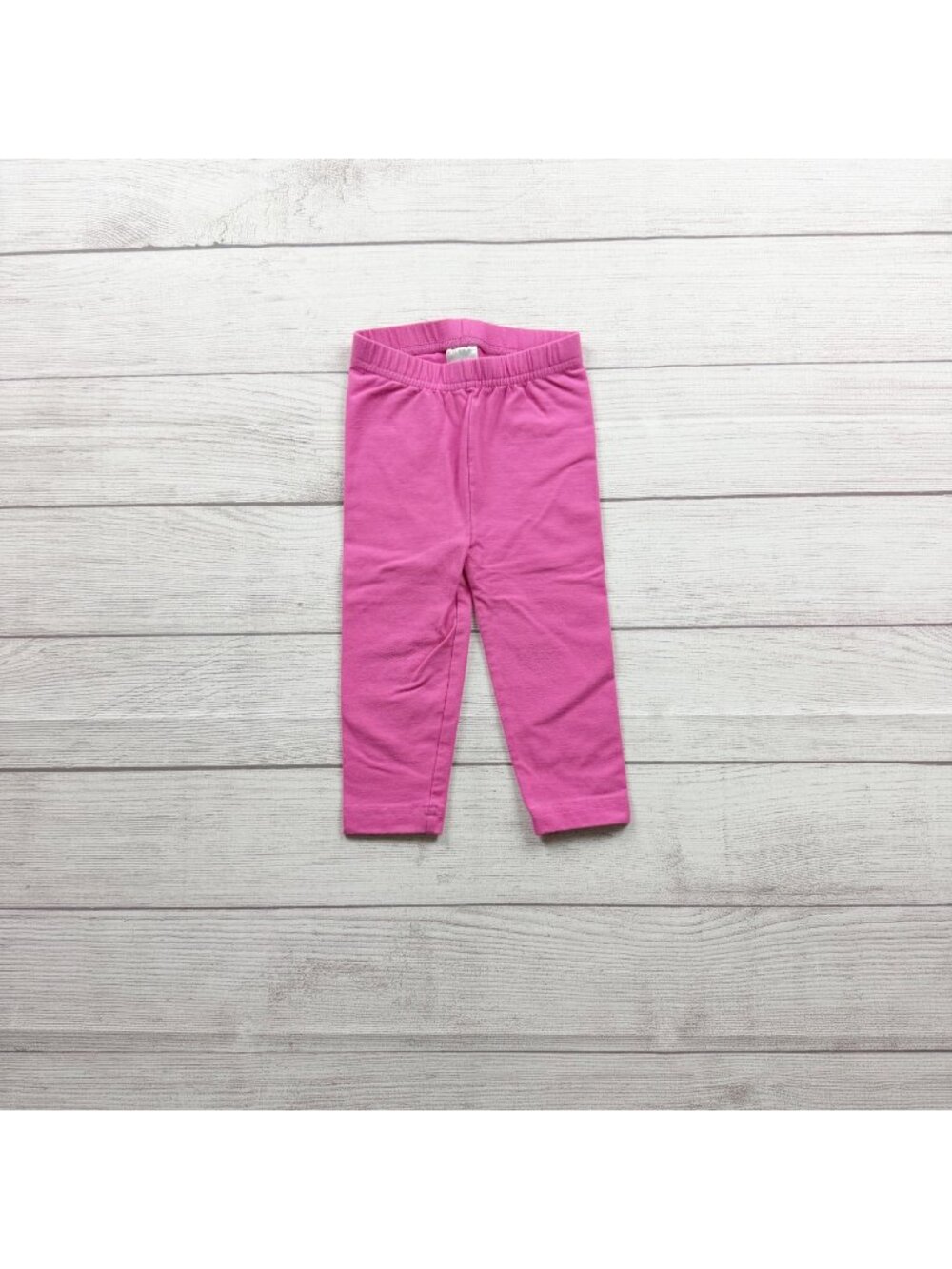Hanna Andersson Girls Pink Elastic Waist Leggings 18-24 Months